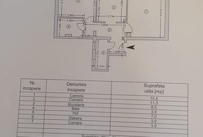 Etaj 1. Apartament 2 camere confort 1 , Progresu, mobilat. - 10