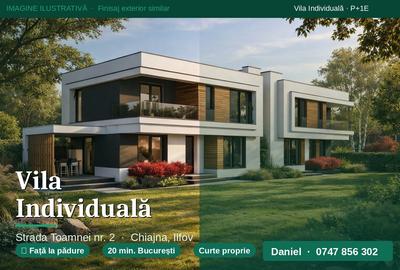 Vilă individuală P+1E  la pădurea Rosu · Curte proprie · Chiajna, Ilfov - 1