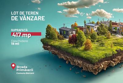 Teren Construcții intravilan de 417 mp, în Berceni