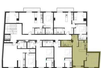 Apartament cu 2 camere, semifinisat, 56 mp, zona Iulius Mall - 4