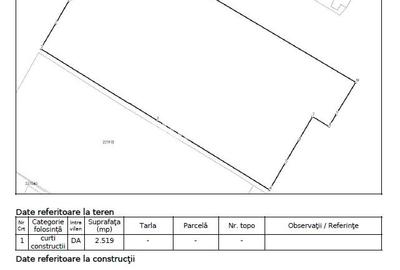Teren 2519 MP - Deschidere 34 MP •  Sector 5 - Salaj •  Documentatie Verificata - 3