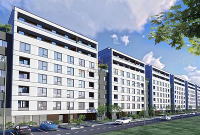 Apartament cu 2 camere, decomandat, 60.43 mp, cu centrala termica.