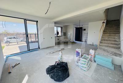Duplex semifinisat, 119 mp utili, finalizat, zona Buna Ziua - 5