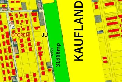 Teren intravilan 31668mp,acces din DJ -str 23 august - 1