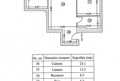 0% | Apartament 2 camere NOU, semidecomandat, 58 mp, 2 bai  | Atrium - Sișești - 12