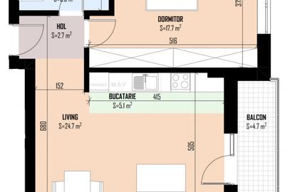 2 Camere | Bragadiru | Soseaua Alexandriei | Bloc Nou | - 5