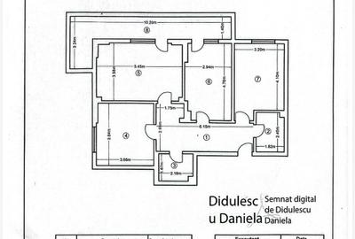 Apartament cu 3 camere decomandat în Central