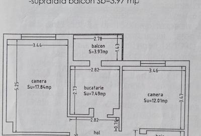 Apartament 2 camere decomandate KM 5 - 12