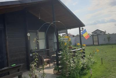 Casa de vanzare - constructie din lemn pe structura de beton - 1