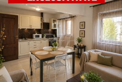 Apartament cu 3 camere decomandat, mobilat în Costin Georgian