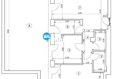 Apartament 3 cam, decomandat de vanzare Silk District, bloc intabulat - 12