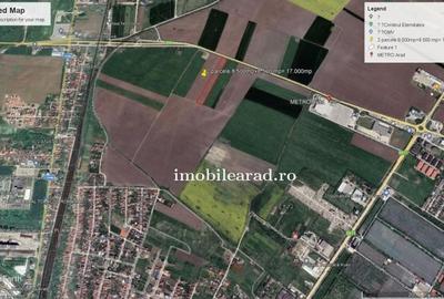 Teren intravilan 17.000 mp cu front la Centura intre Metro si 6 Vanatori - 2