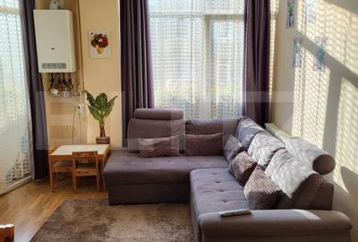 Apartament cu 2 camere semidecomandat, mobilat în Florești