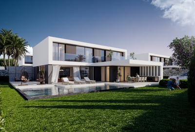 Vile cu 5 camere, piscină privată, la doar 150m de plaja amenajată - 1