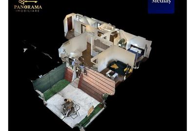 Apartament la etajul 1 cu terasa de 21.5 mp, situat în zona centrală - 17