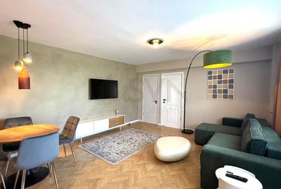 Apartament cu 2 camere semidecomandat, mobilat în Cișmigiu