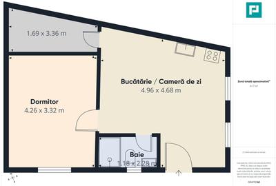 Apartament 2 camere parter în Arad, zona Boul Roșu - 4