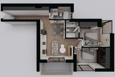 Apartament 3 Camere | 3m Înălțime | Ferestre Floor-to-Ceiling - AVANGARDE FOREST - 13