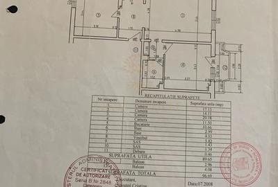 4 camere /97 MP / Centrala / Bloc 1989 /  Reabilitat / Parc Sebastian - 11