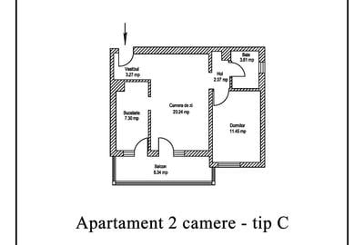 Apartament 2 camere + loc parcare - Citadella Titan - 3