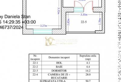 2 camere Titan – Pallady | Decomandat | Parcare | 56,7 mp - 10