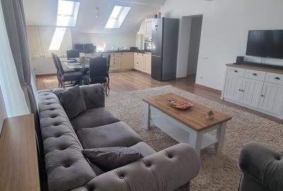 Apartament lux 3 camere, 103mp. in vila  P+1+M ,utilat mobilat +curte cca 100mp! - 1