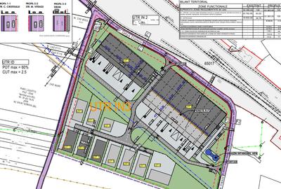 Teren Construcții intravilan de 53385 mp, în Exterior Sud