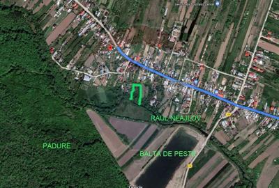 Teren 2,000mp Giurgiu / Teisori - 2