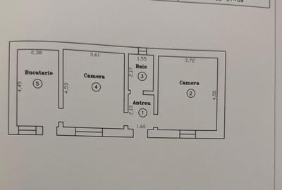 De vanzare apartament spatios cu 2 camere-zona Traian - 12