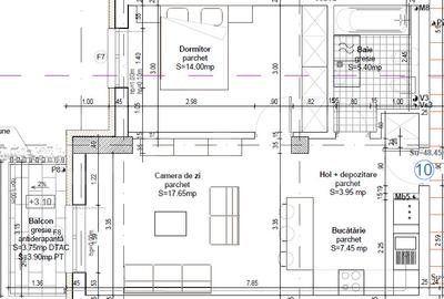 Apartament cu 2 camere semidecomandat în Baciu
