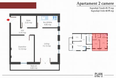 Apartament 2 camere | Vila Boutique P+2+M | Apusului | OFERTA LIMITATA - 2