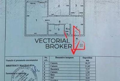 2 camere decomandate, 57mp, bl.1981, liber, Basarabia- Diham - 8