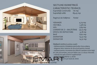 Casă modernă, parter, la cheie – în inima Tărlungenilor • Teren 511 mp - 4