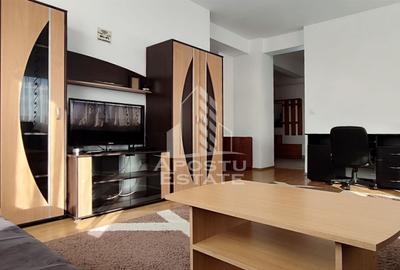 Apartament cu 2 camere semidecomandat, mobilat în UTA
