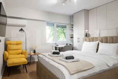 Garsonieră decomandată, mobilată în Central