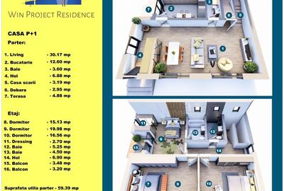 Casă individuală P+ETAJ+Pod Valu lui Traian, 265 mp teren • 2 parcări - 6