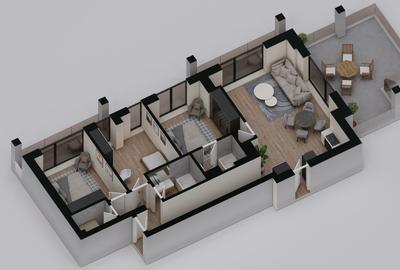 Apartament 4 Camere | 3m Înălțime | Ferestre Floor-to-Ceiling | AVANGARDE FOREST - 8