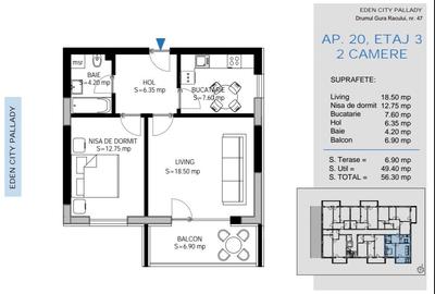 Apartament 2 camere Pallady,Metrou,DISCOUNT 10.000E,Finalizare rapida - 4