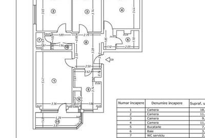 Apartament cu 4 camere decomandat, mobilat în Rahova