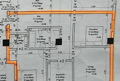 P.F. vand apartament cu 3 camere Complex Soleia, Valea Lupului - 16