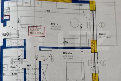 Exclusivitate ! Apartament 2 camere, finisat, 54 mp, ERA By Hexagon - 3