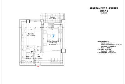 Apartament 2 camere | Bloc cu lift | Proiect nou | Parcare inclusa | - 3
