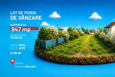 Teren Construcții intravilan de 947 mp, în Berceni