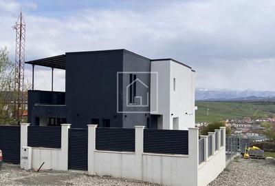 Casa noua mobilata modern 5 camere, 476 mp teren-Cisnadie, Comision 0 - 8