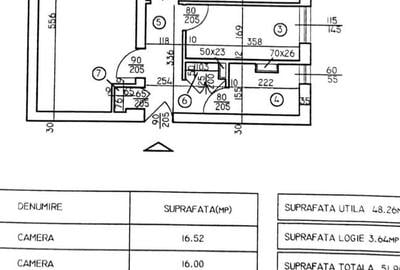 Apartament cu 2 camere decomandat în Berceni