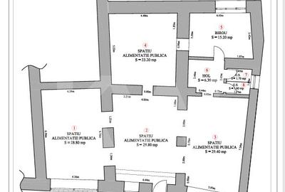 Spatiu comercial stradal 136mp Central Istoric Sibiu preluare chirias - 4