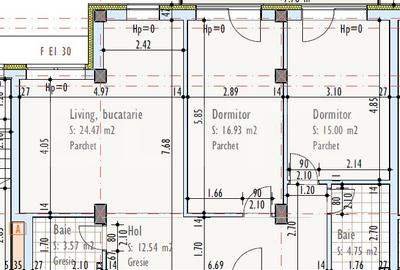 Apartament de 3 camere, semidecomandat, bloc nou, zona Pod IRA - 1