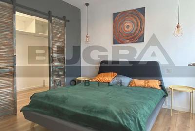 Apartament cu 2 camere semidecomandat, mobilat în Central