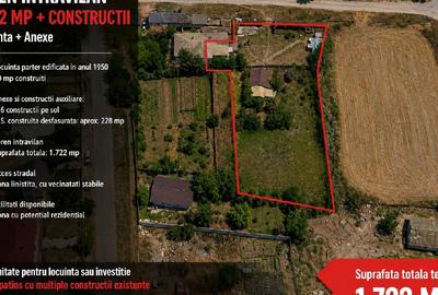 Casă individuală cu 3 camere în Corbu