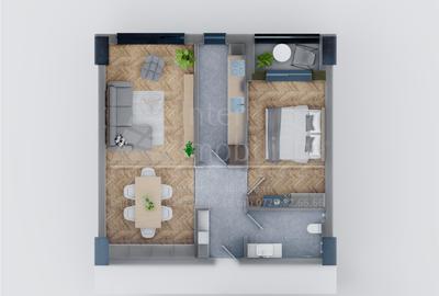 Apartament cu 2 camere decomandat Tatarasi Cod 139510 - 2